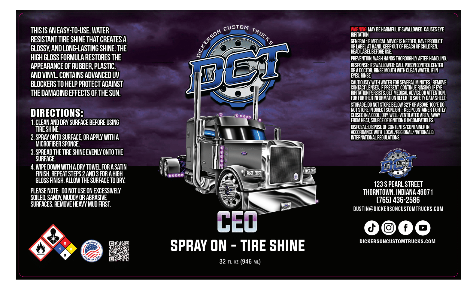 The CEO Tire Shine